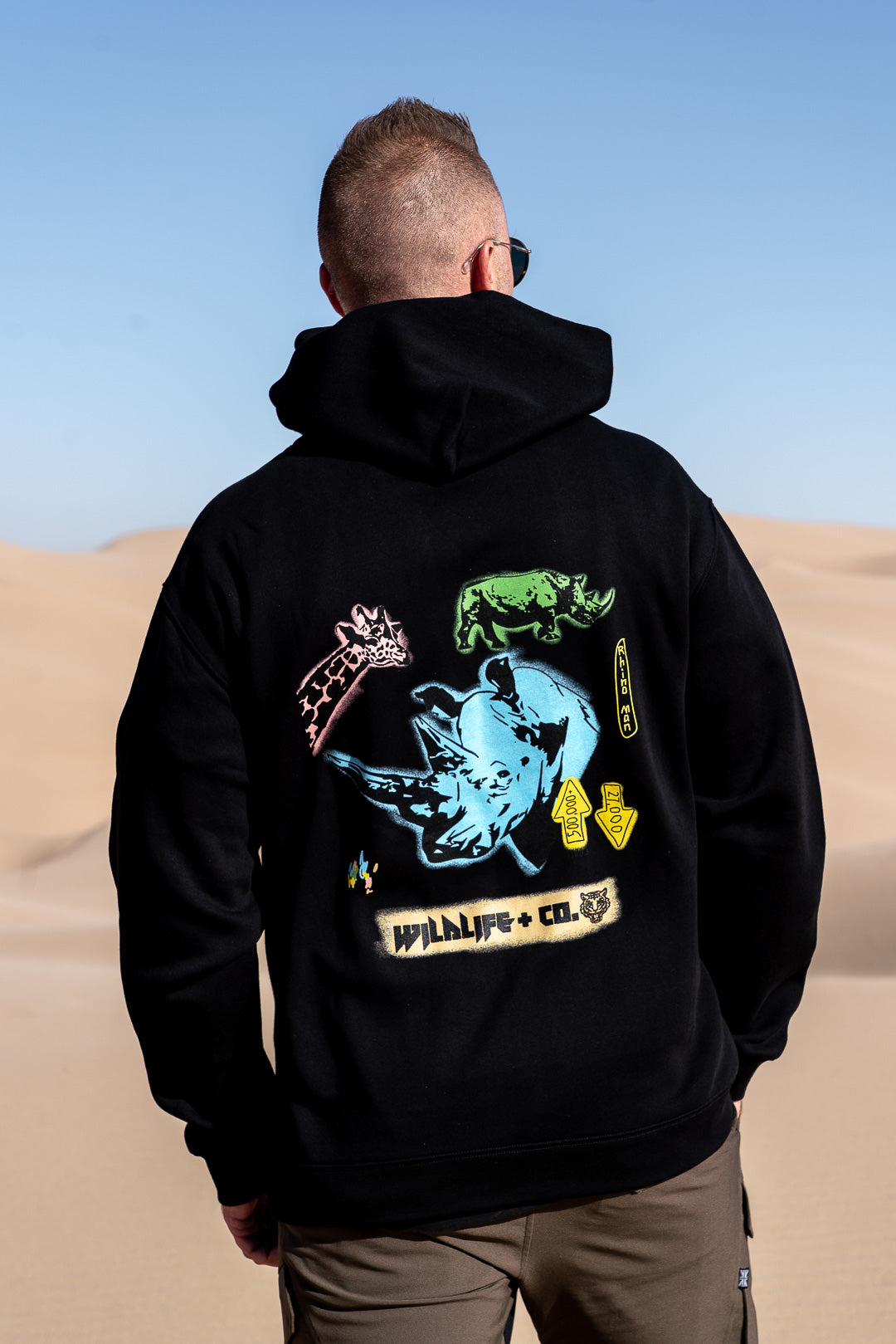 Rhino Man Relax Fit Hoodie